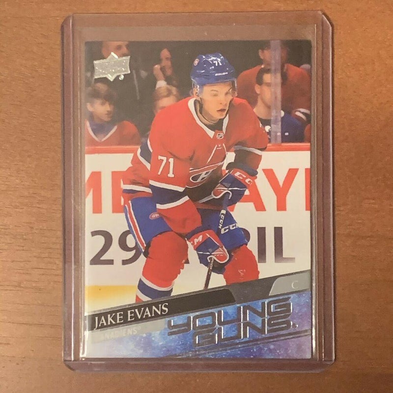 Jake Evans Montreal Canadiens 2020-21 Upper Deck Young Guns Rookie Card #247