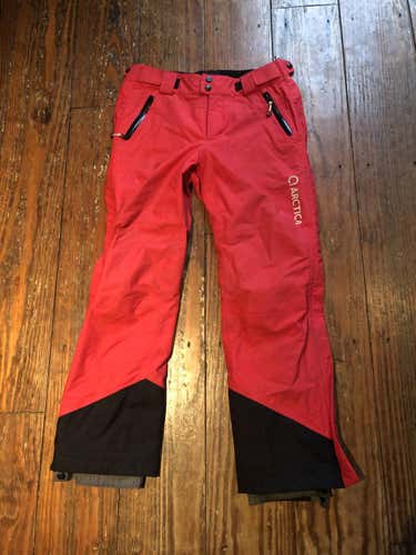 Red Unisex Used Youth Large Arctica Ski Pants