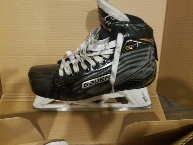 Senior Bauer Supreme S27 Size 7.0  Hockey Goalie Skates