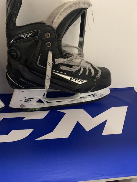 Used Senior CCM RibCor 50K Hockey Skates Regular Width Size 8.5