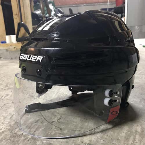 Black Used Medium Bauer Re-Akt 100 Helmet