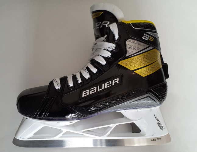 New Senior Bauer Supreme 3S Hockey Goalie Skates Size 8D
