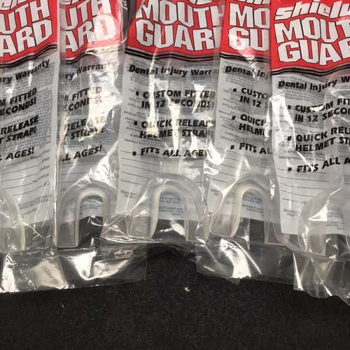 5 PACK Sheild Mouthguards (Clear)