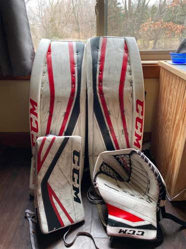 Red Senior 35" Regular Premier R1.5 Goalie Full Set