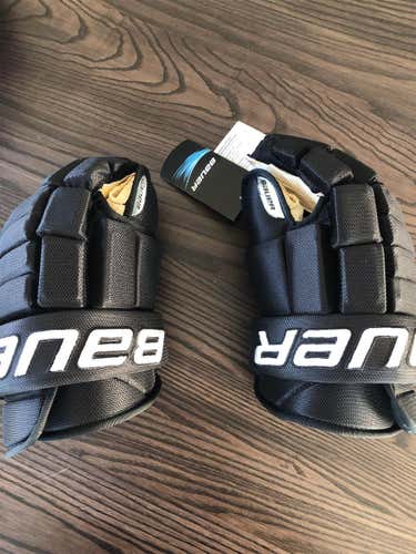 Black Senior Bauer Pro Team 14"  Gloves