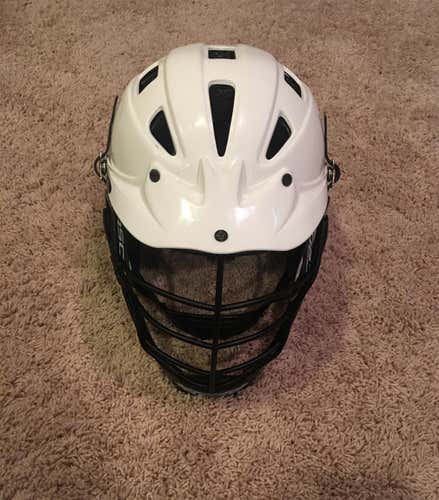 White Youth Player's Cascade CPV Helmet
