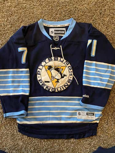 Blue Used Unisex Youth Small / Medium Reebok Jersey