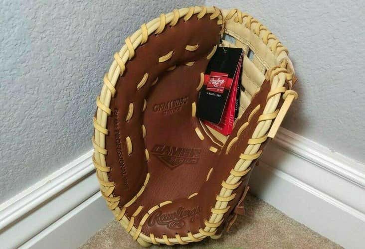 RAWLINGS GOLD GLOVE GAMER SERIES 12.5" FIRST BASE BASEBALL GLOVE Lefty GFM18DBC