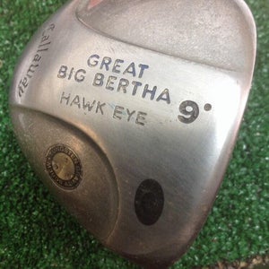 Callaway Great Big Bertha Hawk Eye 9* Driver Firm Graphite Shaft