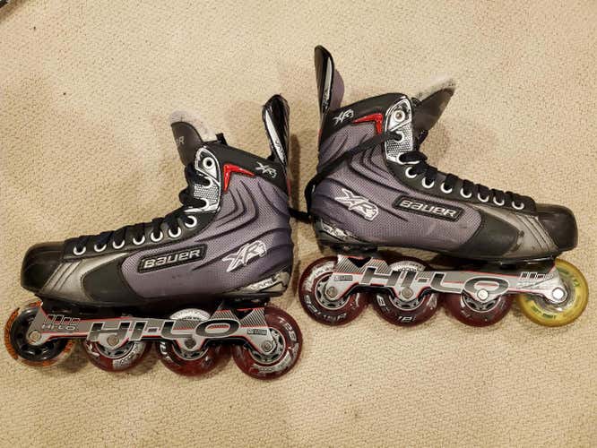 Bauer XR3 inline hockey skates - senior size 8R