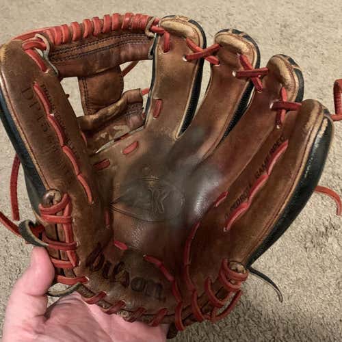 Brown Used Infield A2k dp15 11.5" Baseball Glove