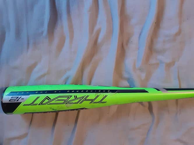 Used Kid Pitch (9YO-13YO) 2018 Rawlings Composite Threat Bat (-12) 16 oz 28"