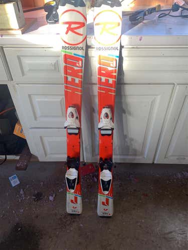 Kid's 2017 Racing Hero Junior With Bindings Skis