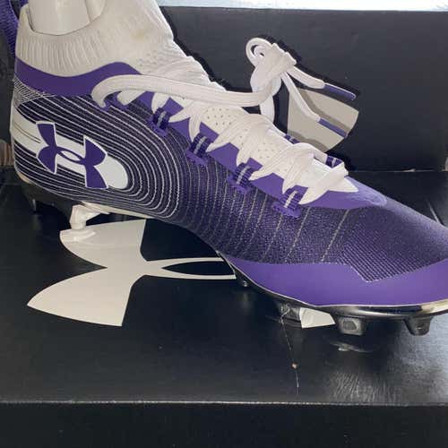 Purple Men's Molded Cleats Low Cut