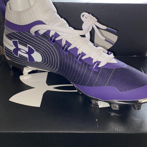 Purple Men's Molded Cleats Low Cut