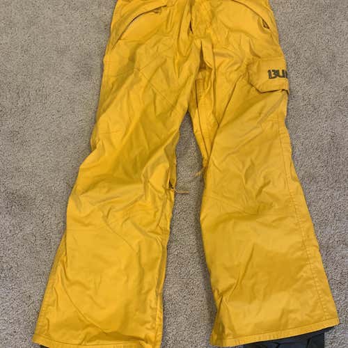 Yellow Adult XS Burton Pants - Like NEW