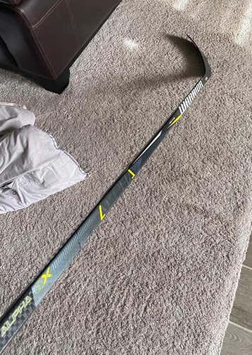Alex Tuch Warrior Alpha QX Hockey Stick, RH, P92, 95 Flex, Pro Stock