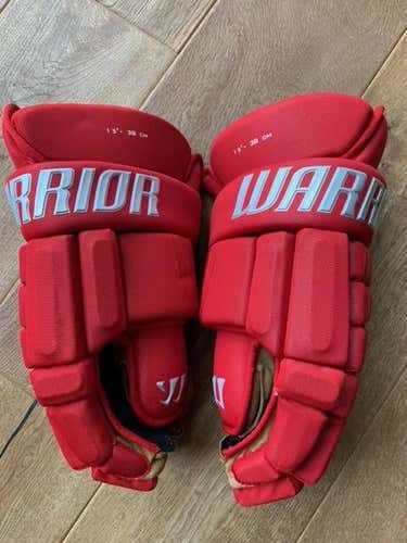 Red Senior Warrior Gloves 15"