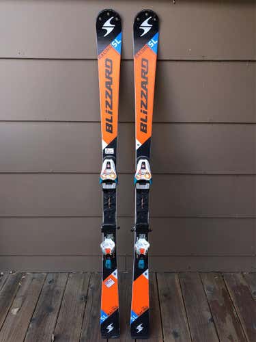 Used  Racing Race SL WorldCup With Bindings Max Din 12 Skis