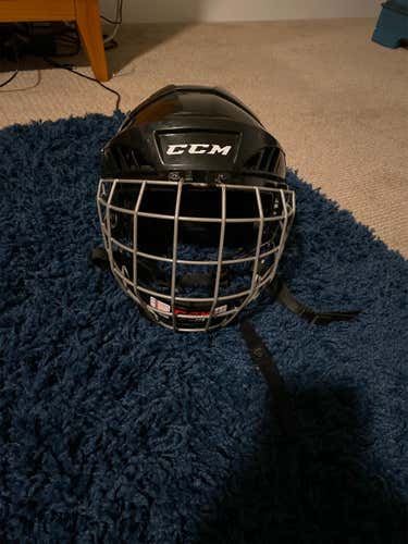 Black Used Medium CCM FL40  Helmet