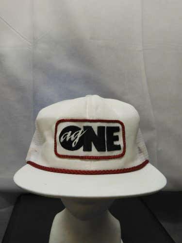 Vintage AG one Mesh Trucker Snapback Patch Hat K Products