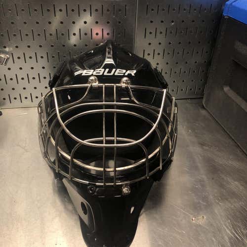 Black Junior Bauer 940x Goalie Mask
