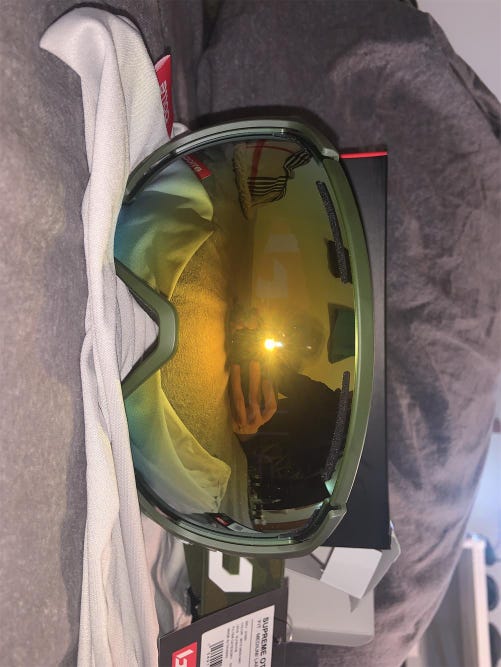 Green Unisex Bolle Medium Ski Goggles