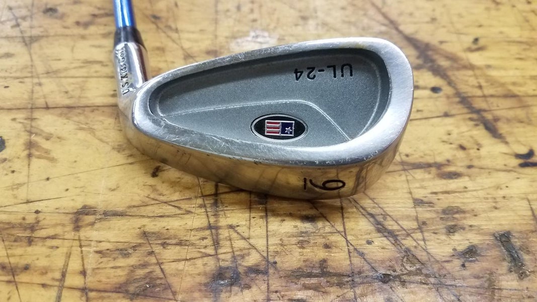 Used Junior USKidsGolf Right Handed 9 Iron-with training grip and Graphite Shaft