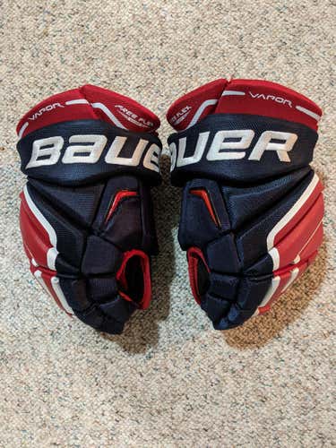 Red/Dark BLUE New Senior Bauer Vapor X100 Gloves 13"