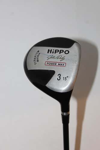 Used Men's Right Handed Hippo Power Max  3 wood     15 ° , Regular Flex
