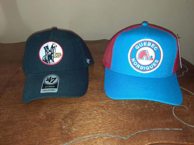 DEFUNT NHL TEAM HATS - NEW