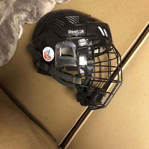 Black Used Medium Reebok 8K  Helmet