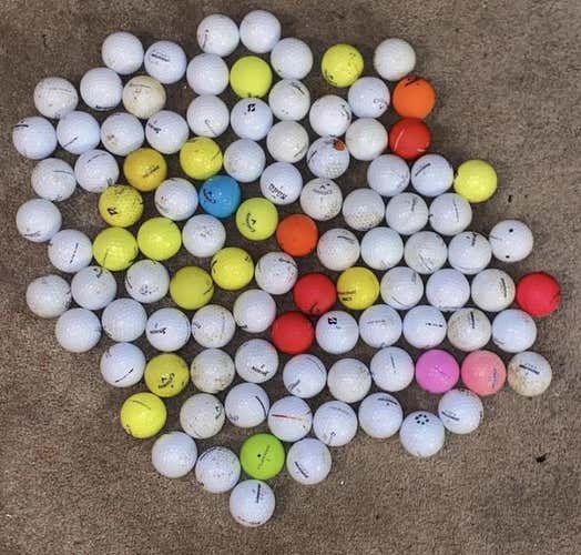 Used Assorted 100 Pack Balls