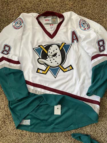 Mighty Ducks Selanne Jersey 52 white