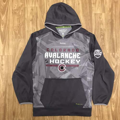 Reebok Colorado Avalanche NHL Hockey Stadium Series Center Ice Hoodie Sweatshirt
