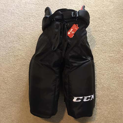 NEW CCM Pro Stock Colorado Avalanche HP45 Rbz Hockey Pants - Black Large +1