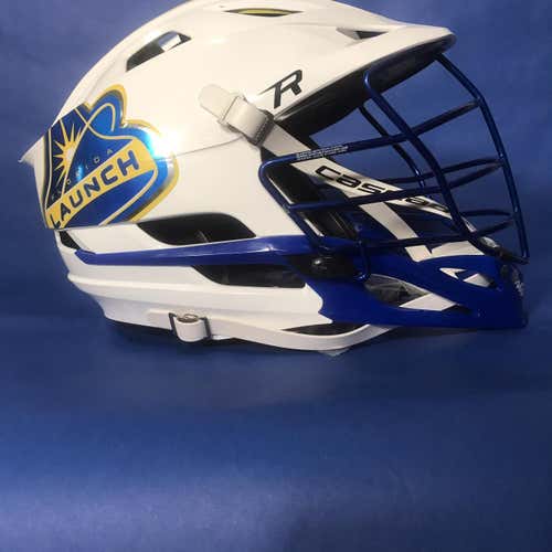 White Adult Player's Cascade R Helmet