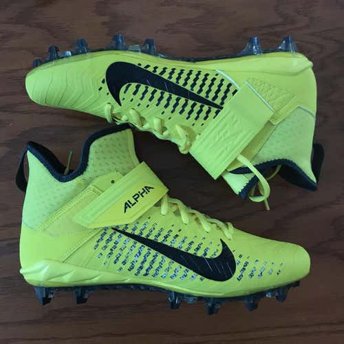New Nike Alpha Menace Pro Volt Cleats Size 10.5
