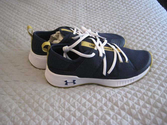Under Armour Notre Dame lacrosse team training shoes trainers NEW sz 10 men's