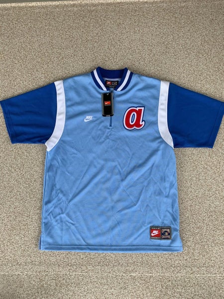 Atlanta Braves Baseball MLB Nike Dri Fit T Shirt - Adult Small - Blue