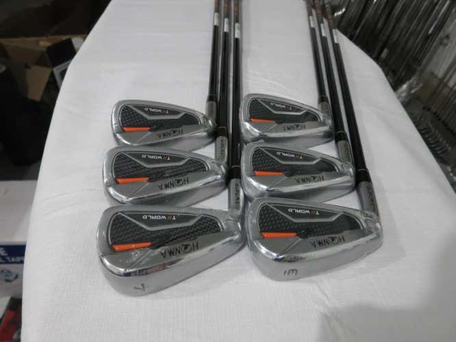 Honma Tour World 747P Iron Set - 6-11 - Vizard 85 Stiff Flex Graphite - NEW - LH