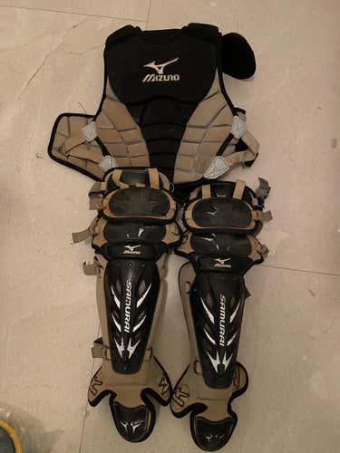 Used Youth Mizuno Samurai Catcher's Set