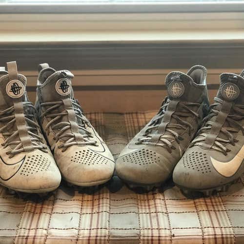 Nike Size 10 Lacrosse Cleats Huarache 2 Pairs Used