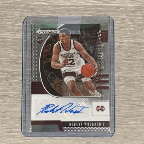 Robert Woodard II 20-21 Panini Prizm Draft Picks Prospects Autograph Rookie Card