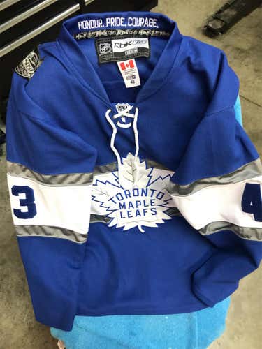 Blue Adult Size 46 Reebok  Jersey