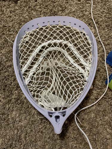 White New Goalie Strung Headline Head