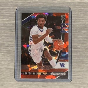 Ashton Hagans 20-21 Panini Prizm Draft Picks Red Cracked Ice Timberwolves RC #79