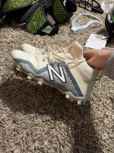 White New Balance Freeze Men's Molded Cleats High Top