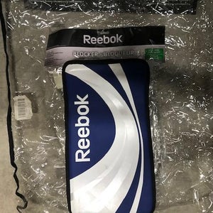 Used Senior Reebok Blocker Blue/White/Black for Ball Hockey