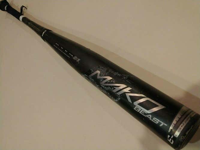 USED 2017 Easton Mako Beast 33/30 (-3) 2 5/8 Composite BBCOR Baseball Bat BB17MK